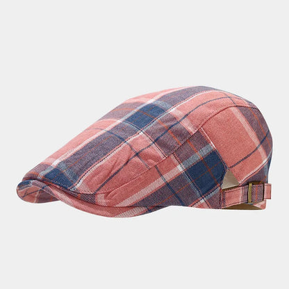 Adjustable Flat Newsboy Beret Hat For Women And Men
