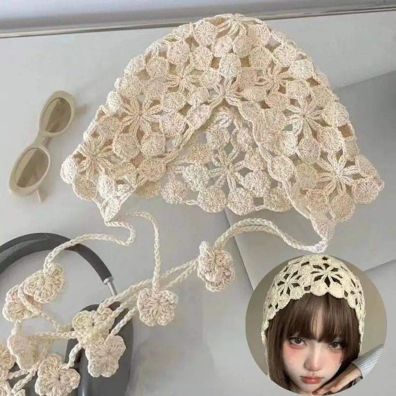 Knitted Hats Handmade Hollowed Knit Cap