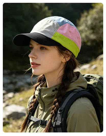 Ultra Light and Quick Drying Running Baseball Hat Sunscreen Hat Marathon Cap Breathable Waterproof Sports Hat
