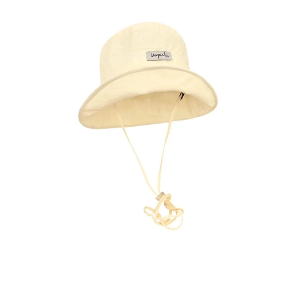 Korean Style Foldable Fisherman Hat Wide Brim