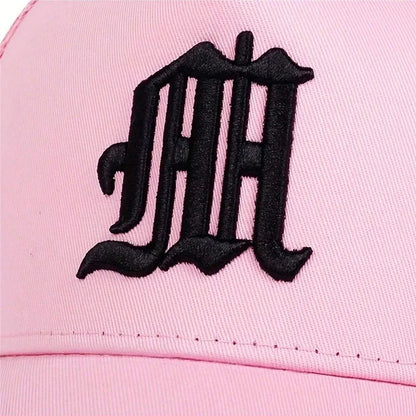 Unisex Personality Letter Embroidery Baseball Net Caps Spring Summer