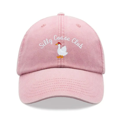 1pc Men' and Women' Vintage Soft-Top Baseball Cap with Chicken Print