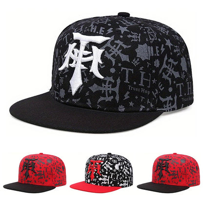 Fashion Baseball Hat T Embroidery Graffiti Street Hip Hop Hat