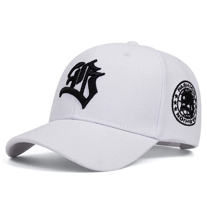 2026 New Creative Skateboard Hat Gothic Letter Embroidered Hip-Hop Hat