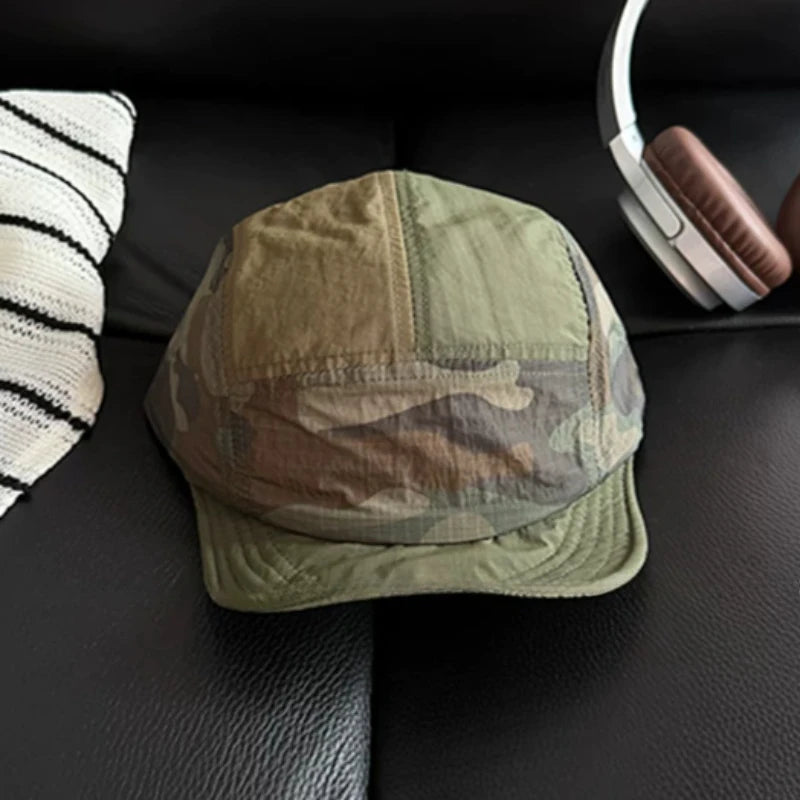 New Niche Camouflage Quick-Drying 5-Panel Camping Hats