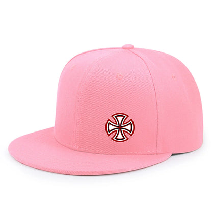 Printed Snowflake Pattern Flat Edge Baseball Cap Enlarged And Deepened