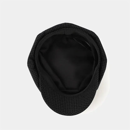 Spring And Summer Cotton Geometric Print Octagonal Hats