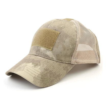 Outdoor Multicam Camouflage Cap Mesh Tactical Airsoft Fishing Hunting Hiking Baseball  Hat