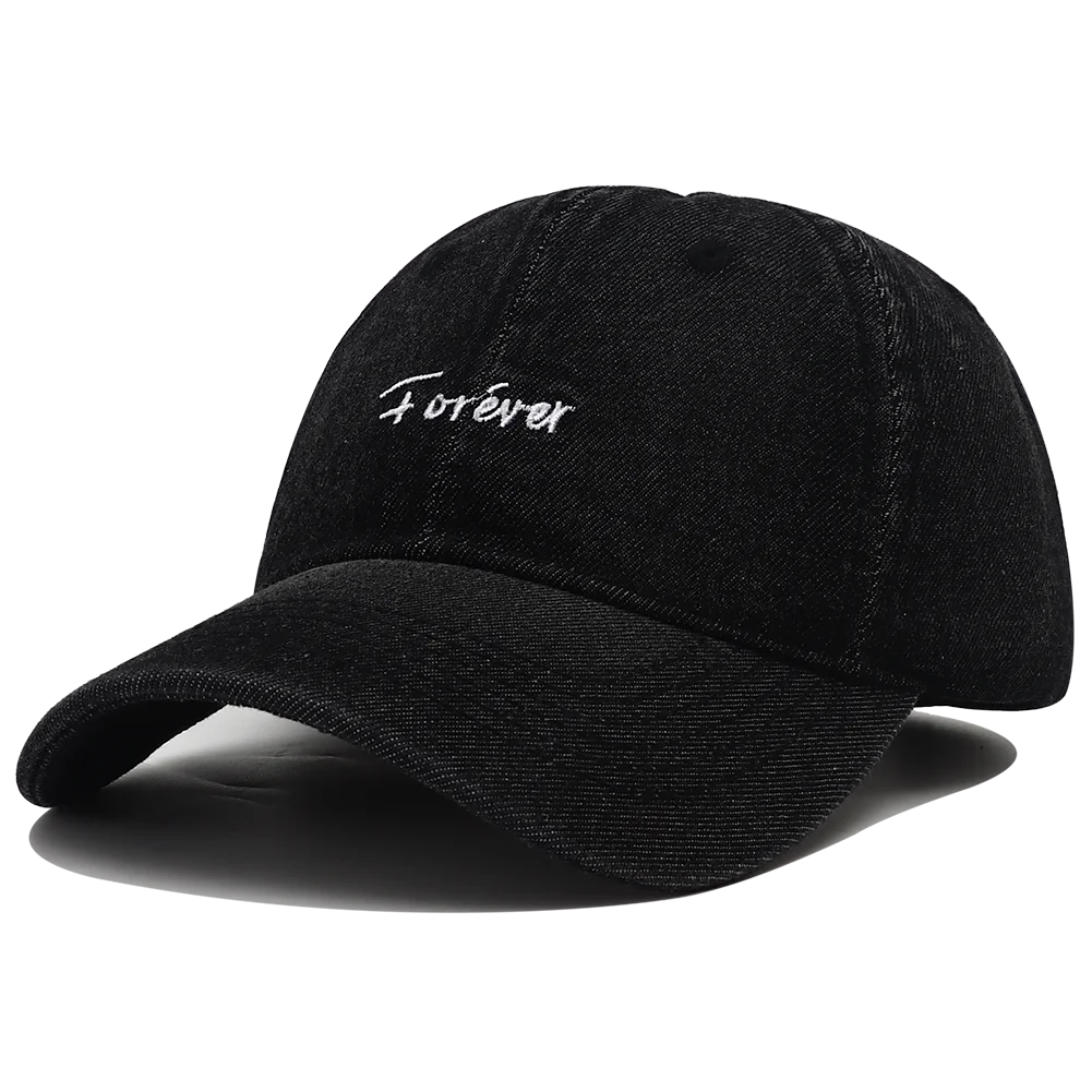 2023 New Designer Forever Embroidery Washed Baseball Cap