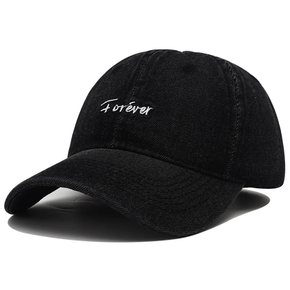 2023 New Designer Forever Embroidery Washed Baseball Cap