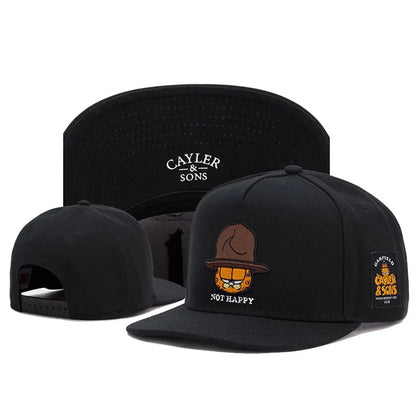 New Garfields Hip Hop Cap Casual All Match Fishing Sunproof Sun Peaked Caps Seaside Outdoor Hat