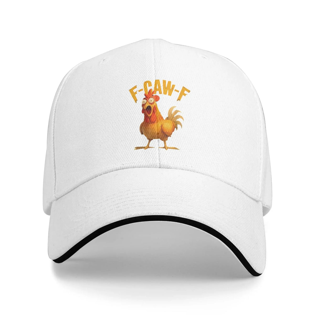 Funny F CAW F Crow Trucker Hat Trendy Adjustable Sports & Outdoor Cap Fits Most Head Sizes Trendy Trucker Hat