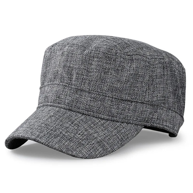 Oversize XXL Faux Linen Men Women Baseball Cap