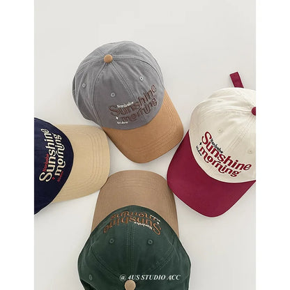 Retro Letter Baseball Cap