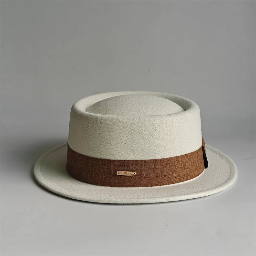 Autumn/Winter Fedora Hat For Women Soft Felt Hat - French Style Retro French