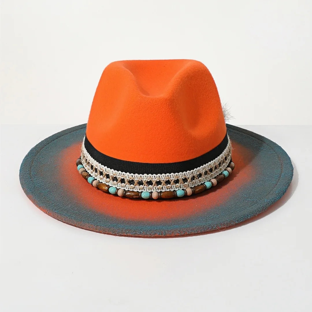Handmade Fedora Hat Suede Men's And Women's Hat