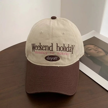 Retro Baseball Cap Versatile Sunscreen And Shading Hat