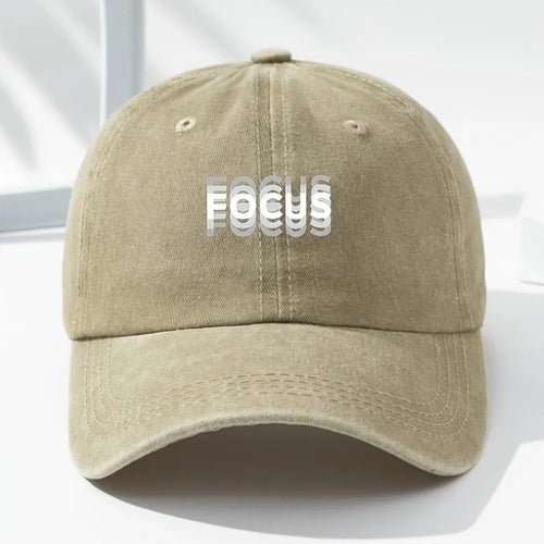 Minimal Letter Printed Baseball Cap Breathable Adjustable