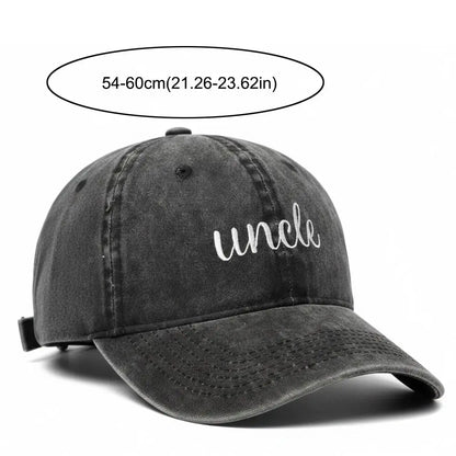 Fashion Washed Cotton Uncle Auntie Matching Caps