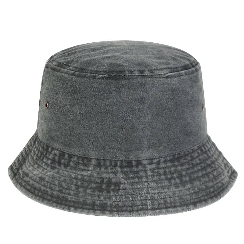 Unisex Solid Color Personality Bucket Hats Fishermen Caps Outdoor