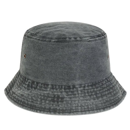 Unisex Solid Color Personality Bucket Hats Fishermen Caps Outdoor