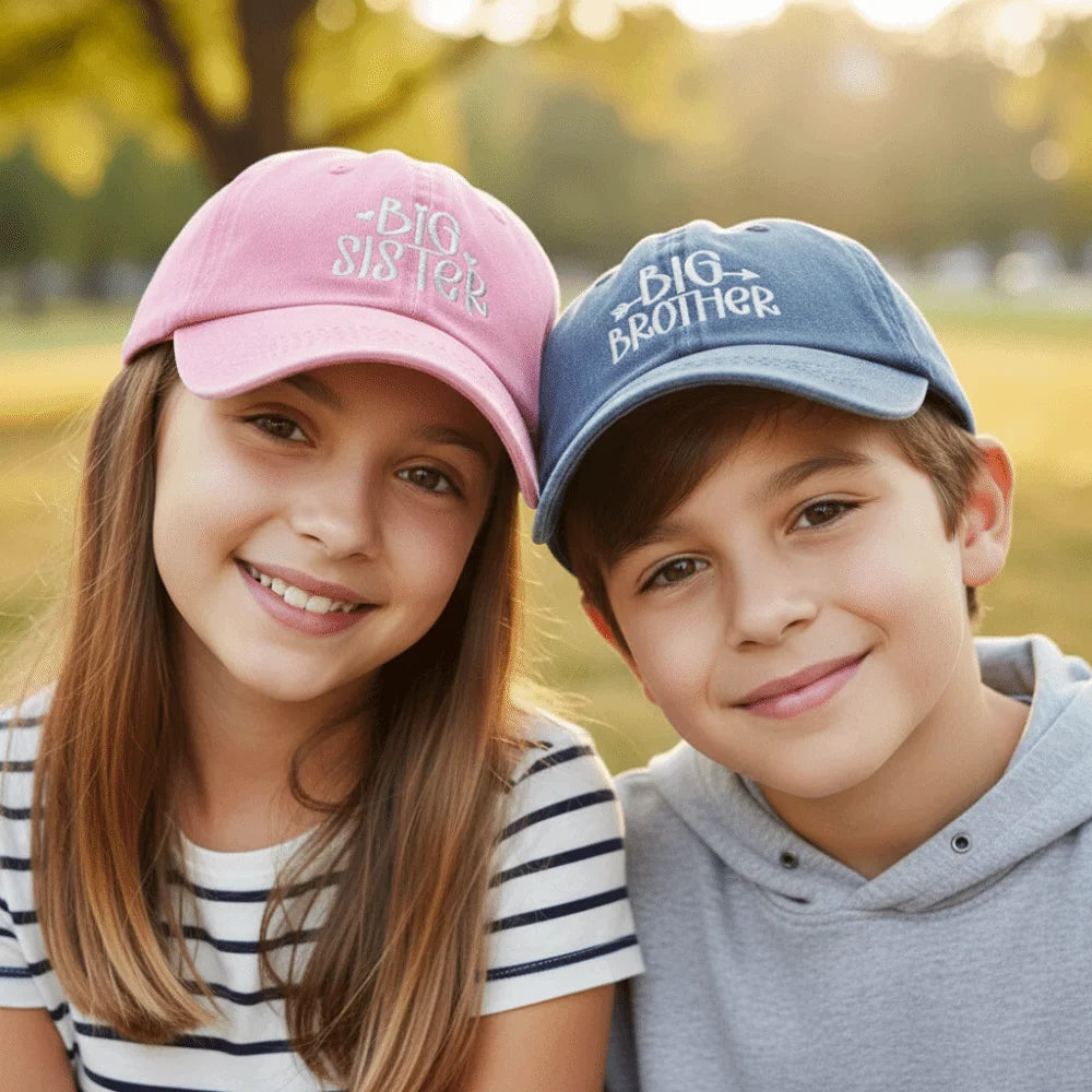 Fashion Washed Cotton Big Brother Big Sister Caps