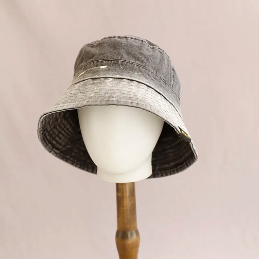 2026 Washed Denim Bucket Hat Women Fisherman's Hat