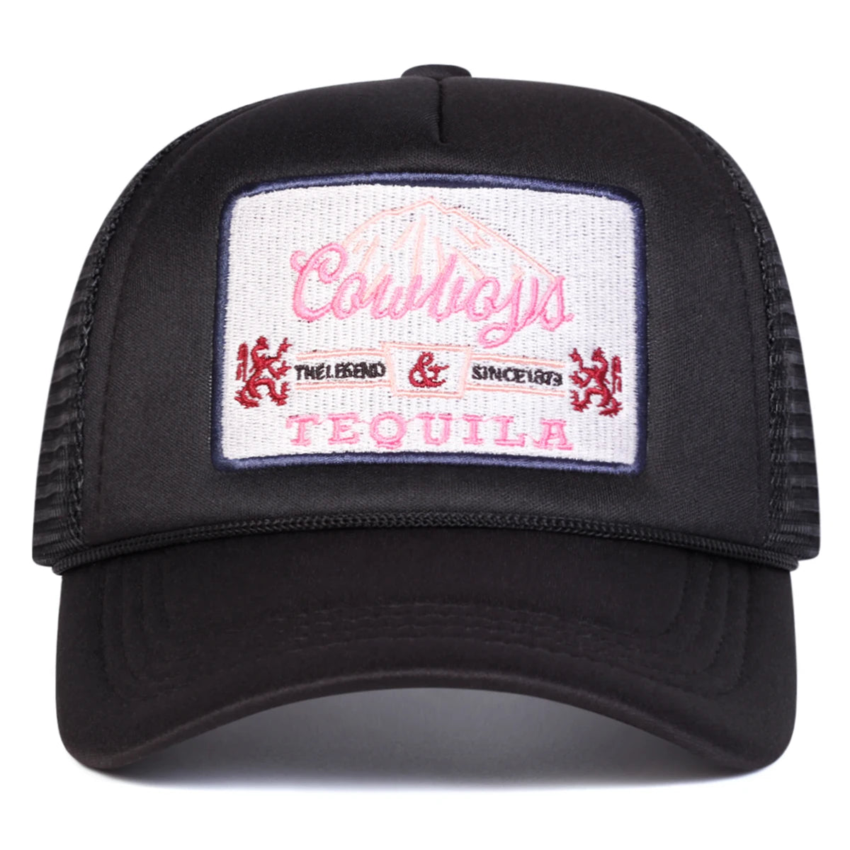 Unisex Tequila Letter Embroidery Baseball Net Caps Spring and Summer Outdoor