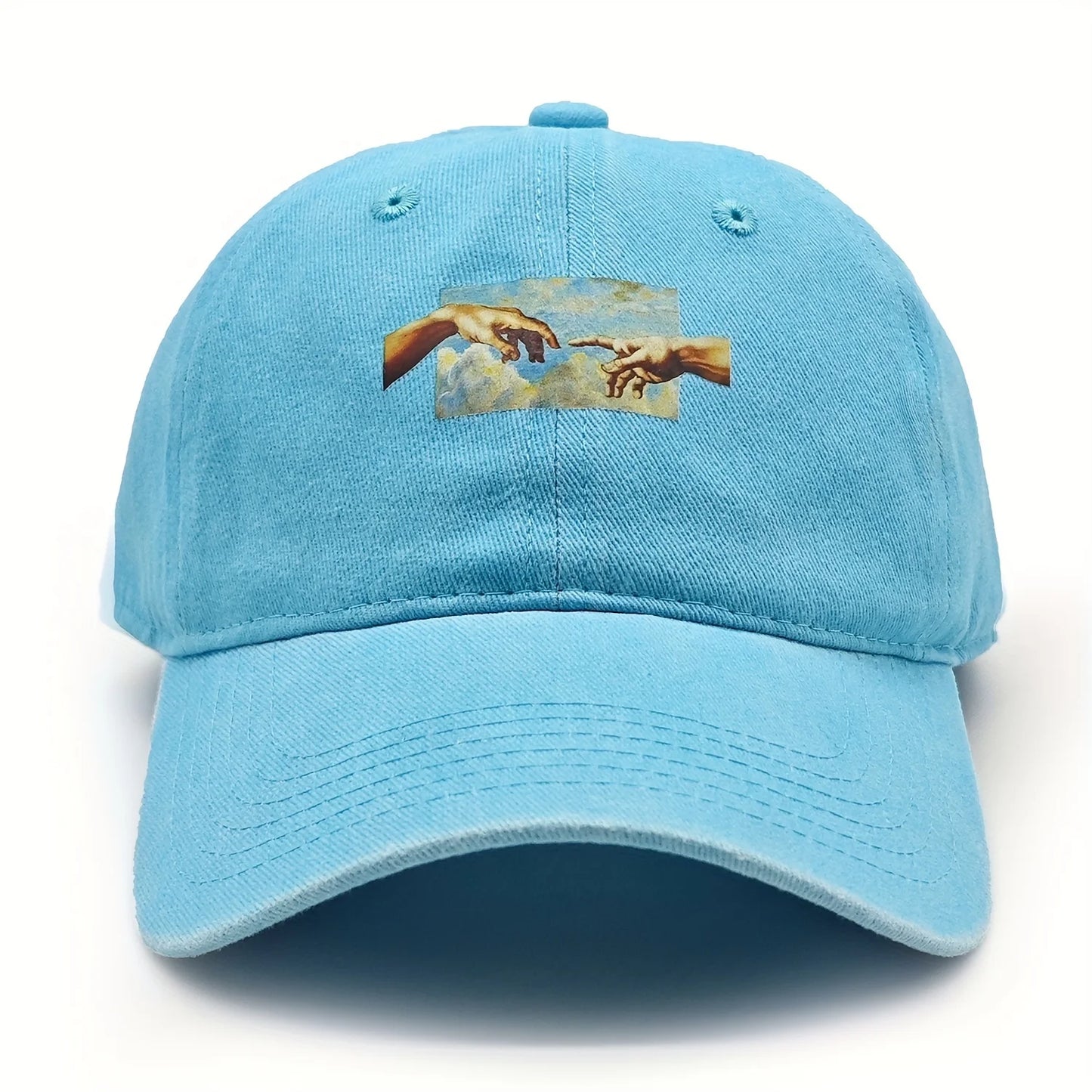 Vintage Printed Baseball Cap, Vintage and Versatile for Both Men and Women