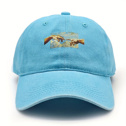 Vintage Printed Baseball Cap, Vintage and Versatile for Both Men and Women