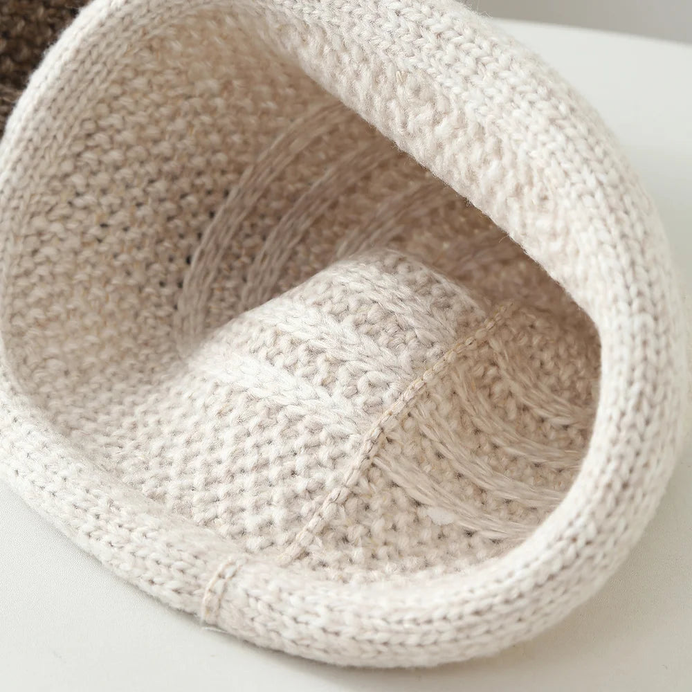 Women Chunky Knitted Cloche Hat