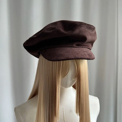 Harajuku Suede Red Navy Style Cloud Caps