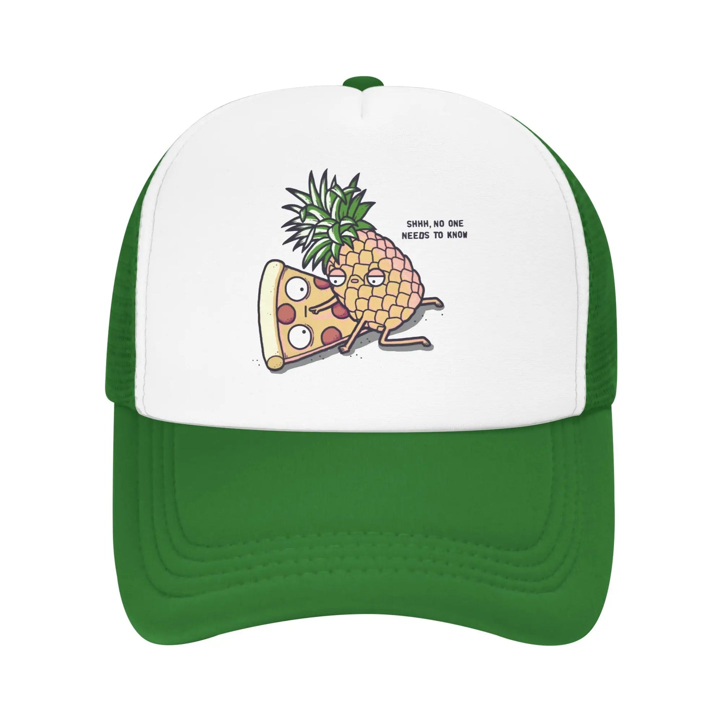 Punk Unisex Funny Pineapple Belongs On Pizza Trucker Hat