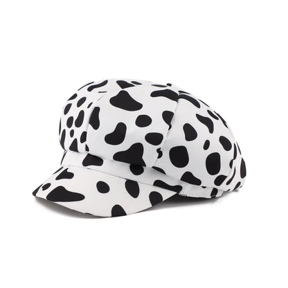 Newsboy Caps Women Leopard Zebra Print Beret Hat