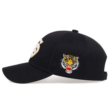 Tiger Letter Embroidery Baseball Cap Unisex Cotton Caps Outdoor Curved Brim Leisure hat