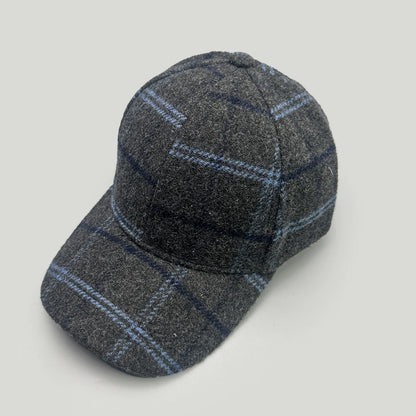 British Style Hardtop Retro Plaid Baseball Hats New Men Women