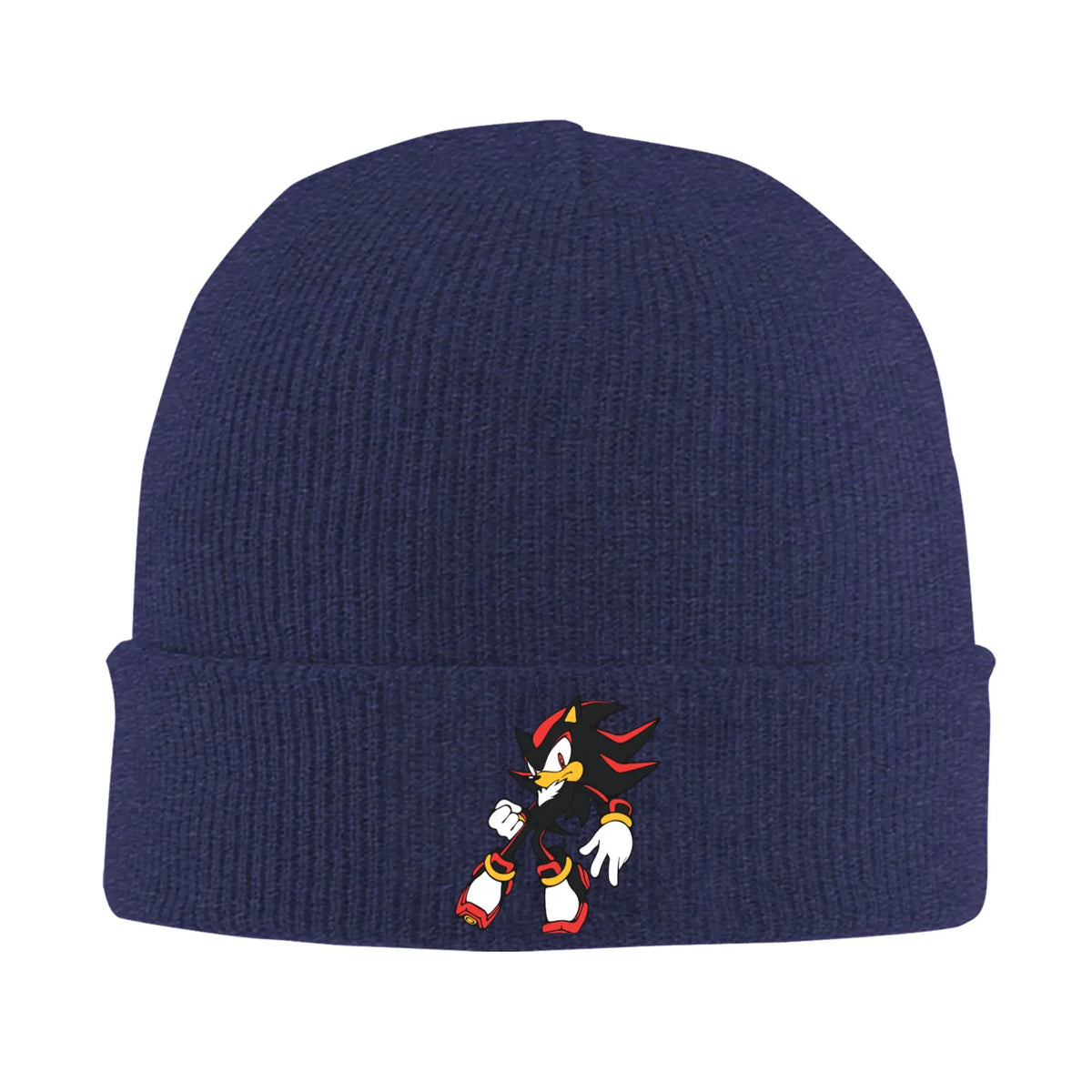 Shadow The Hedgehogs Knit Hat Beanies Autumn Winter Hat