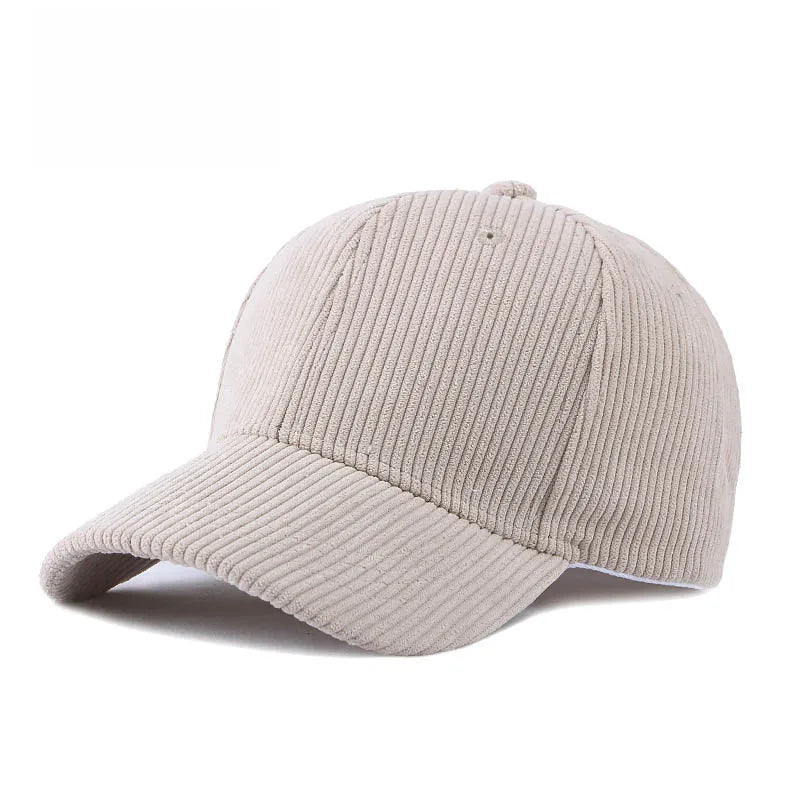 Fashion False Suede Baseball Caps For Men Women Autumn Winter