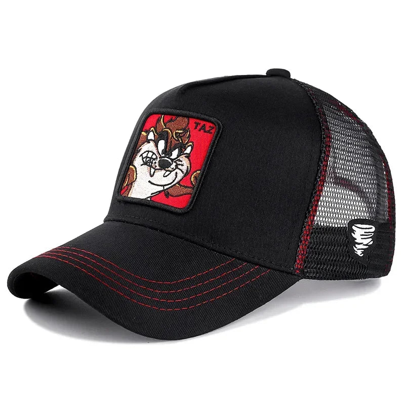 High Quality Brand Anime Cartoon Snapback Cotton Baseball Cap Men Women