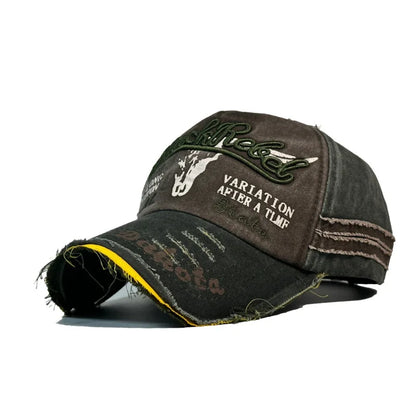 Washed Retro baseball Cap Made Old Adult Men
