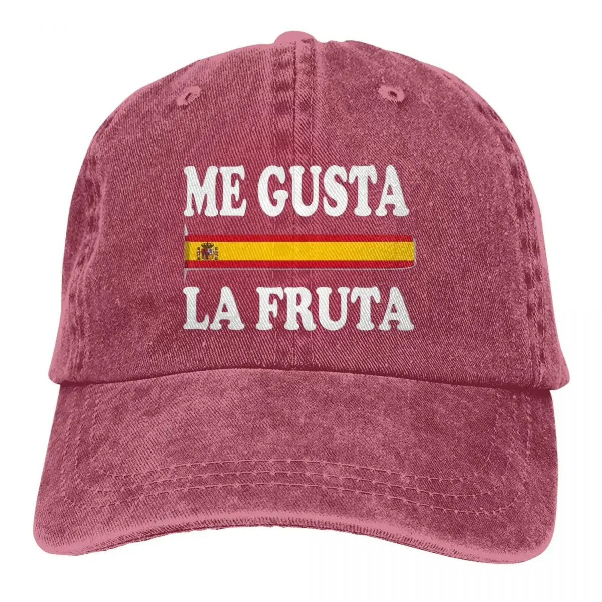 Retro Me Gusta La Fruta Spain Spanish Trucker Hat Men Women