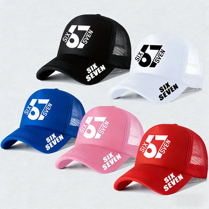 1/2PC Six Seven 67 Digital Mesh Hat