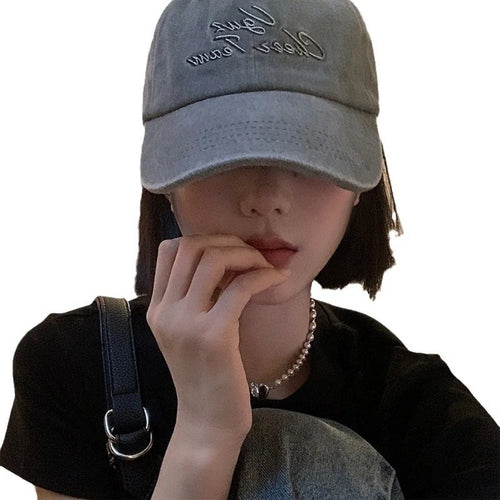 New Letter Embroidery Baseball Caps Breathable Adjustable