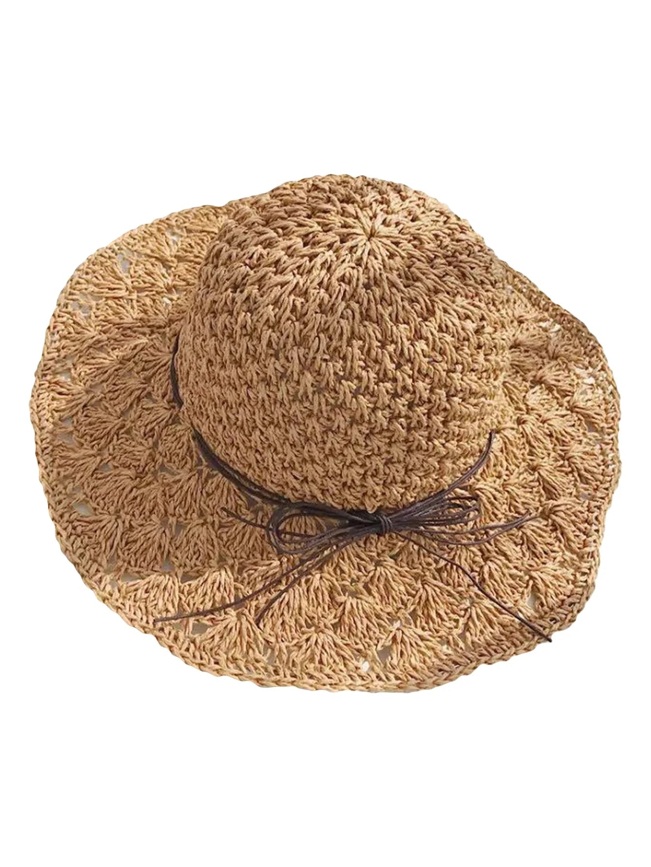Women’s Summer Wide-Brimmed Foldable Panama Hat