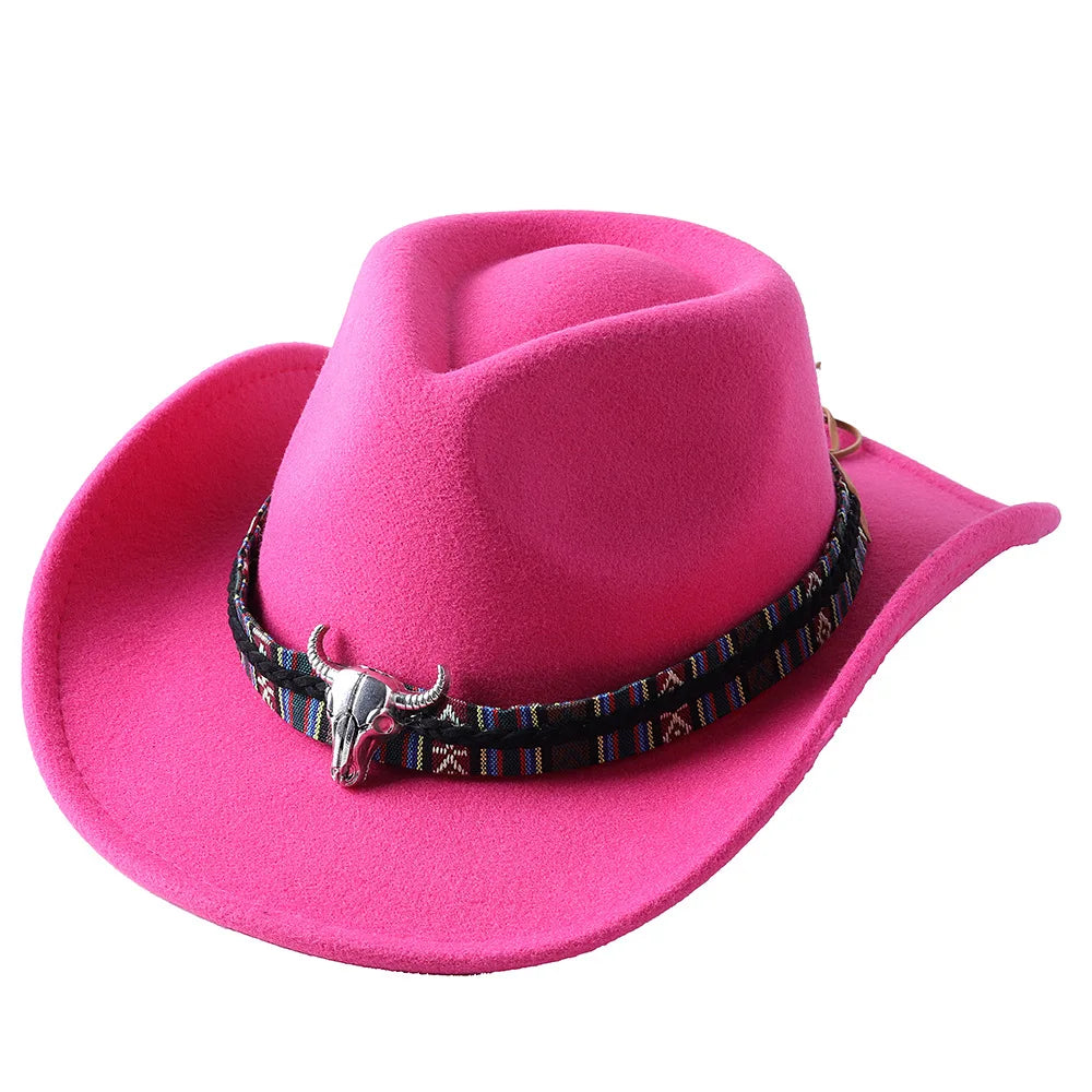 White Cowboy Hat New Jazz Top Cowboy Head Accessories Cowboy Hat