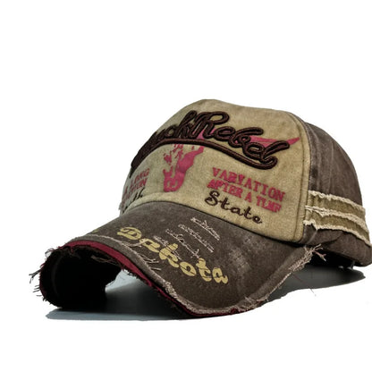 Washed Retro baseball Cap Made Old Adult Men