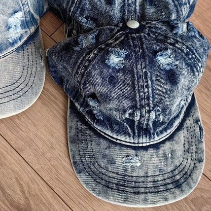 Classic Retro Denim Baseball Cap Unisex NYC