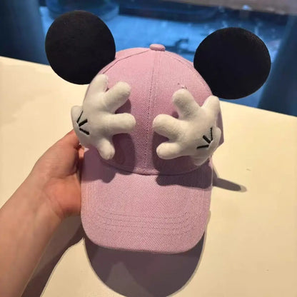 Parent-child Matching Set Cute Mouse Ear Baseball Cap  Children's Teens Adults Cartoon