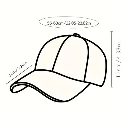 Flat Bill Hats For Men Snapback Skull Hats Black Hat For Teen Boys Skateboard Hats Baseball Cap