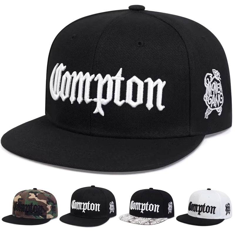 Unisex Compton Embroidery Hip-hop Hats Spring And Autumn Outdoor Sports Casual Baseball Caps
